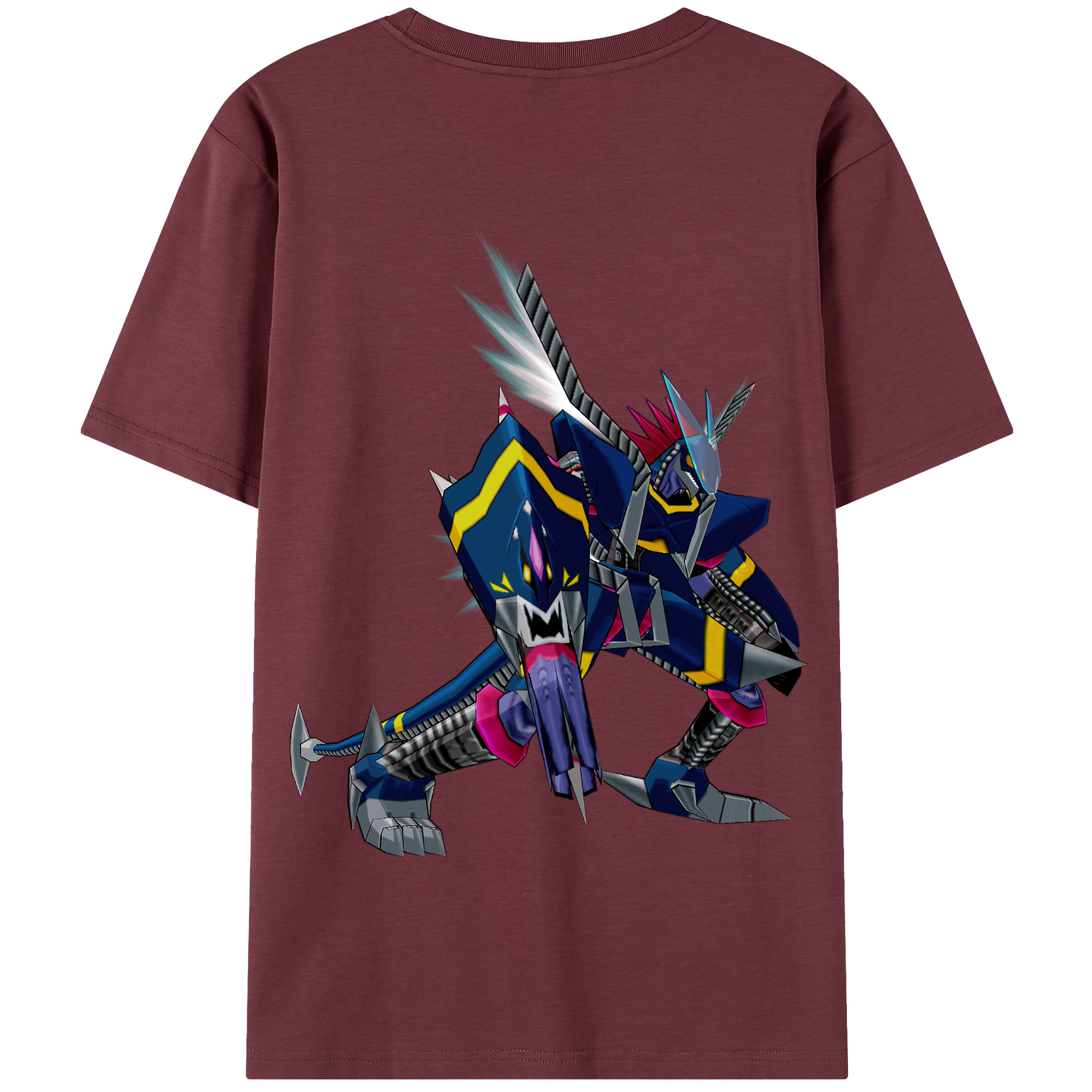 （画像用） Digimon デジタルモンスター/デジモン 綿100％半袖Tシャツ（背面プリント）